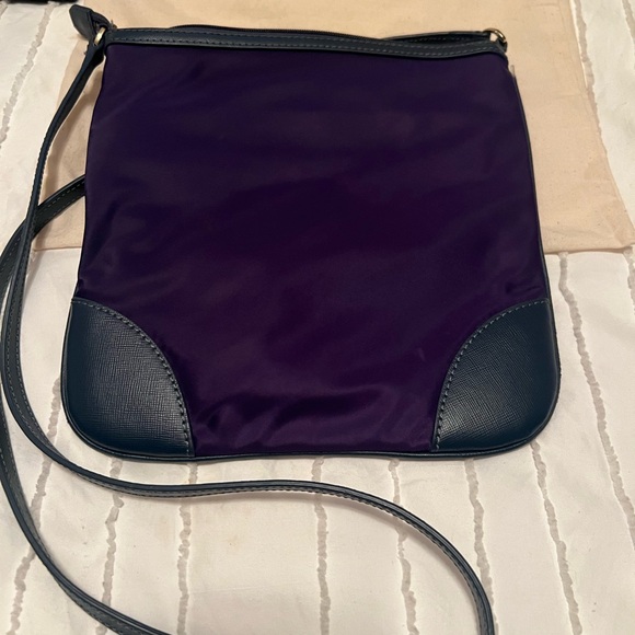 Tory Burch crossbody bag classic purple and blue - Picture 2 of 4